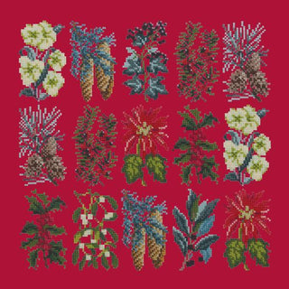 Millefleur Winter Kits Elizabeth Bradley Design Bright Red 
