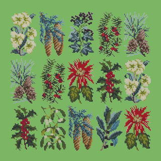 Millefleur Winter Kits Elizabeth Bradley Design Grass Green 
