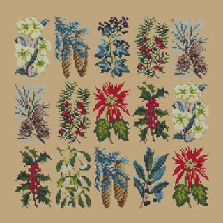 Millefleur Winter Kits Elizabeth Bradley Design Sand 
