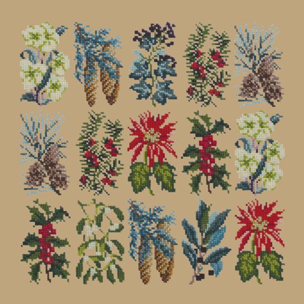 Millefleur Winter Kits Elizabeth Bradley Design Sand 
