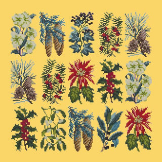 Millefleur Winter Kits Elizabeth Bradley Design Sunflower Yellow 
