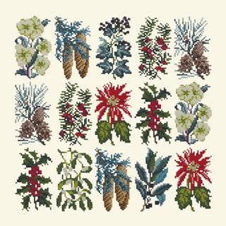 Millefleur Winter Kits Elizabeth Bradley Design Winter White 
