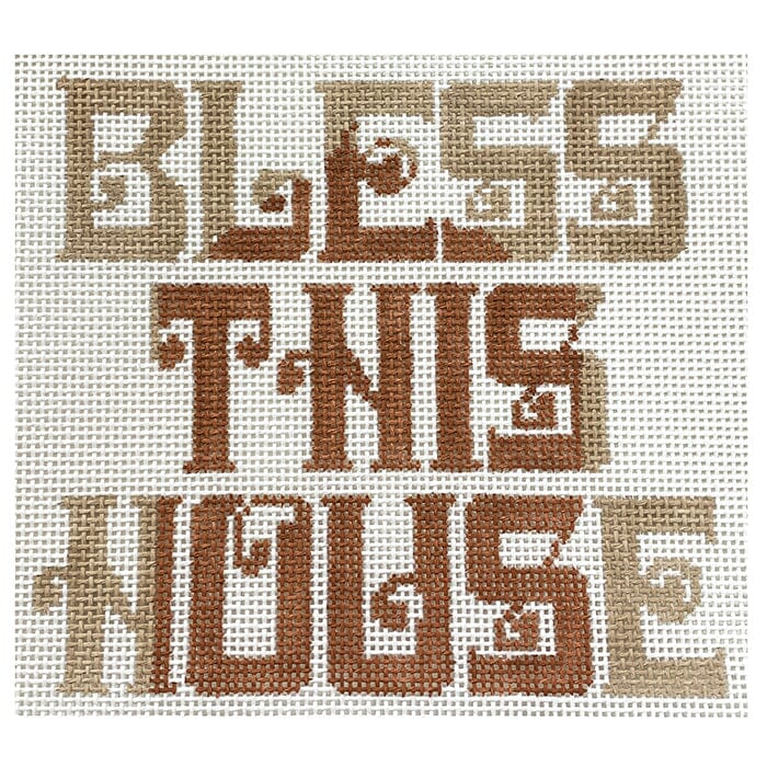 Millennial Collection   Bless This House Painted Canvas Patricia Sone  - 1