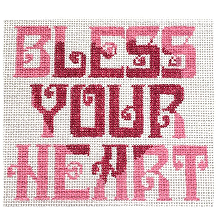 Millennial Collection - Bless Your Heart Painted Canvas Patricia Sone 