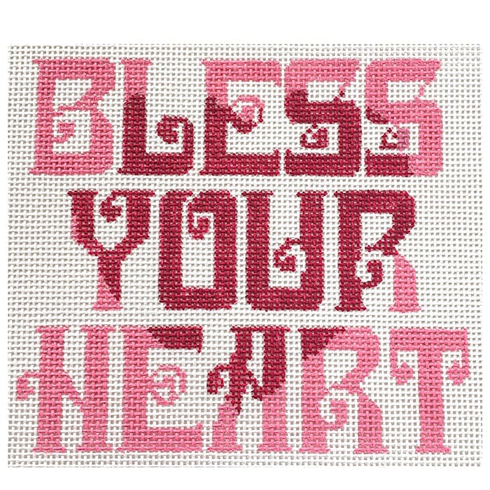 Millennial Collection   Bless Your Heart Painted Canvas Patricia Sone 
