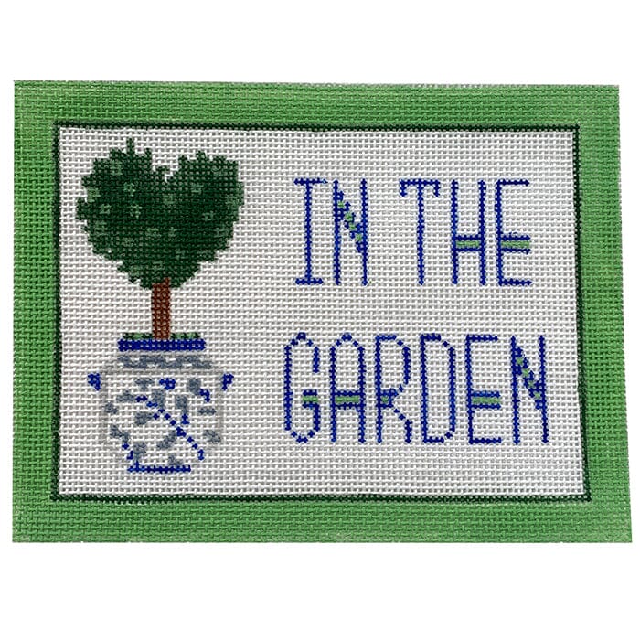 Millennial Collection   In the Garden Painted Canvas Patricia Sone  - 1