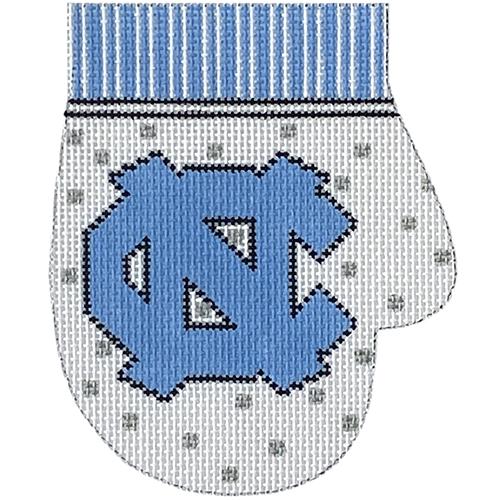 Mitten - University of North Carolina Painted Canvas The Meredith Collection 