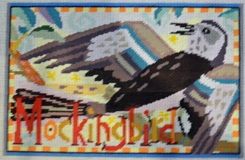 Mockingbird Painted Canvas Birds of a Feather  - 1