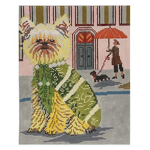 Mode de Chien Painted Canvas Birds of a Feather 