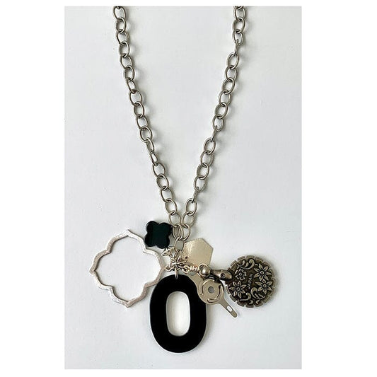 MollyBeads Necklace - Silver & Onyx Accessories MollyBeads 