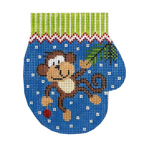 Monkey Mitten Painted Canvas The Meredith Collection  - 1