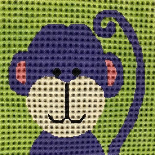 Monkey Painted Canvas A Stitch in Time  - 1