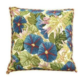 Morning Glory Trellis Needlepoint Kit Kits Elizabeth Bradley Design 
