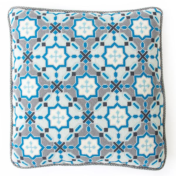 Morocco Blue Needlepoint Kit Kits Needlepoint To Go 
