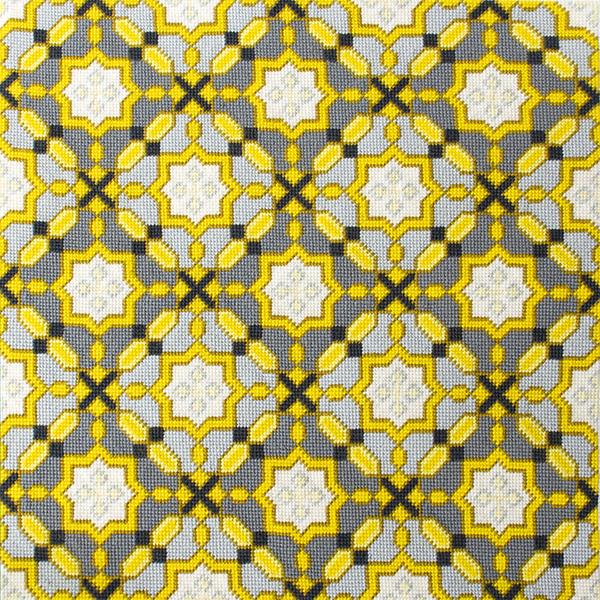 Morocco Yellow Needlepoint Kit Kits Needlepoint To Go 
