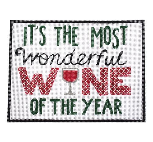 Most Wonderful Wine Painted Canvas Alice Peterson Company  - 1