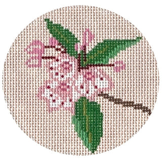 Mountain Laurel Painted Canvas Blue Ridge Stitchery 
