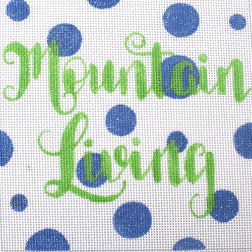 Mountain Living Painted Canvas A Poore Girl Paints  - 1
