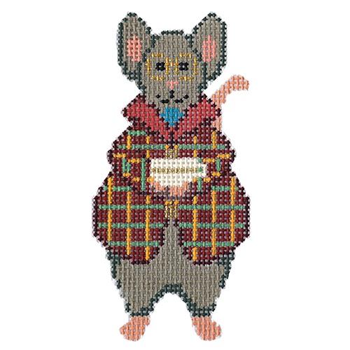 Mouse Coffee Painted Canvas The Meredith Collection  - 1