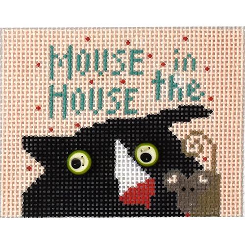 Mouse in the House Painted Canvas Love You More  - 1