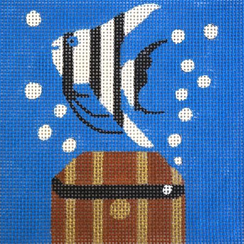 Movie Coaster   A Fish Called Wanda Painted Canvas Melissa Prince Designs  - 1
