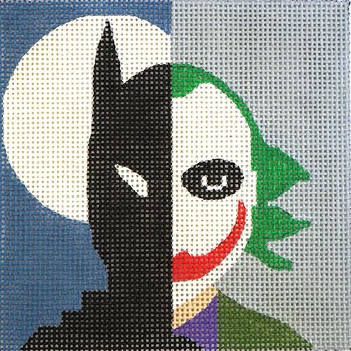 Movie Coaster   Batman Painted Canvas Melissa Prince Designs  - 1
