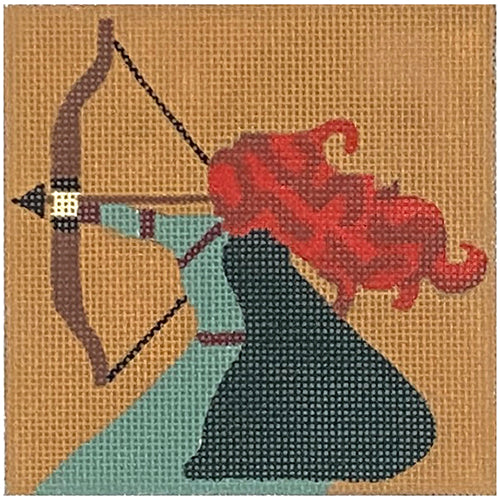 Movie Coaster   Brave Painted Canvas Melissa Prince Designs 
