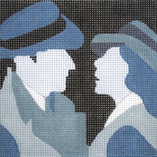 Movie Coaster   Casablanca Painted Canvas Melissa Prince Designs  - 1