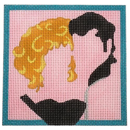 Movie Coaster   Grease Painted Canvas Melissa Prince Designs  - 1
