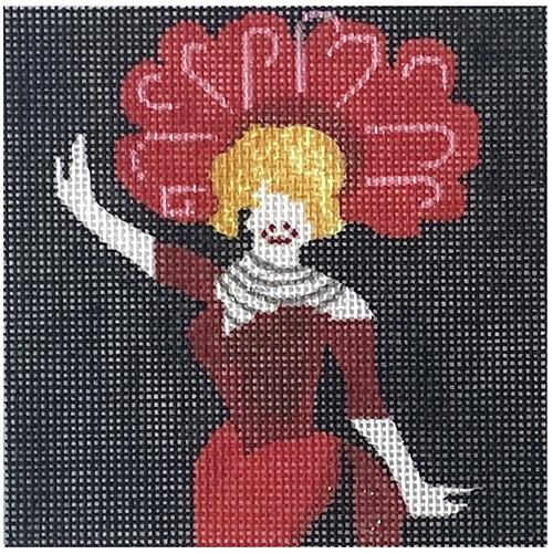 Movie Coaster   Hello Dolly! Painted Canvas Melissa Prince Designs  - 1