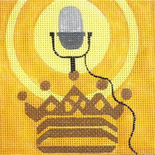 Movie Coaster - Kings Speech Painted Canvas Melissa Prince Designs 