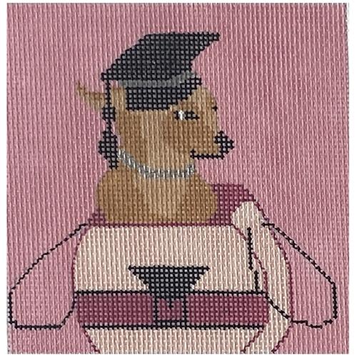 Movie Coaster   Legally Blonde Painted Canvas Melissa Prince Designs  - 1