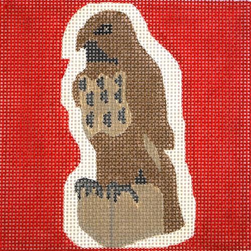 Movie Coaster   Maltese Falcon Painted Canvas Melissa Prince Designs  - 1