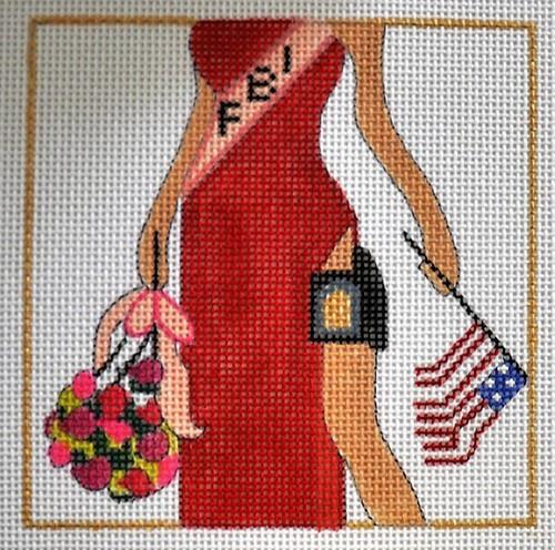 Movie Coaster   Miss Congeniality Painted Canvas Melissa Prince Designs  - 1
