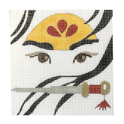 Movie Coaster   Mulan Painted Canvas Melissa Prince Designs  - 1
