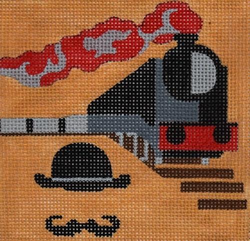 Movie Coaster - Murder on the Orient Express Painted Canvas Melissa Prince Designs 
