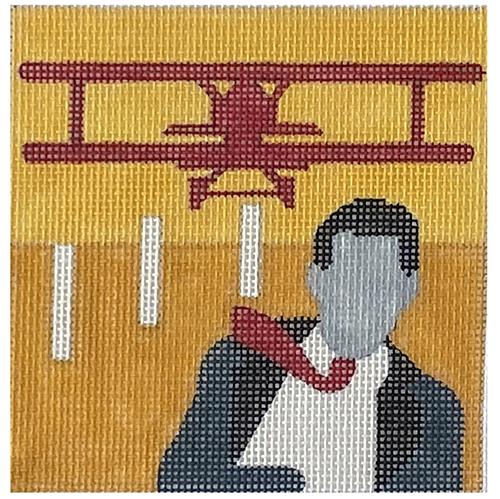 Movie Coaster - North by Northwest Painted Canvas Melissa Prince Designs 