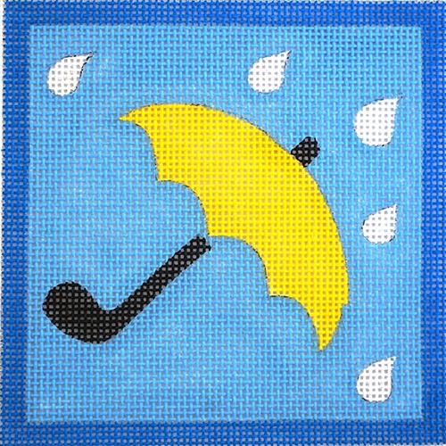Movie Coaster   Singing in the Rain Painted Canvas Melissa Prince Designs  - 1