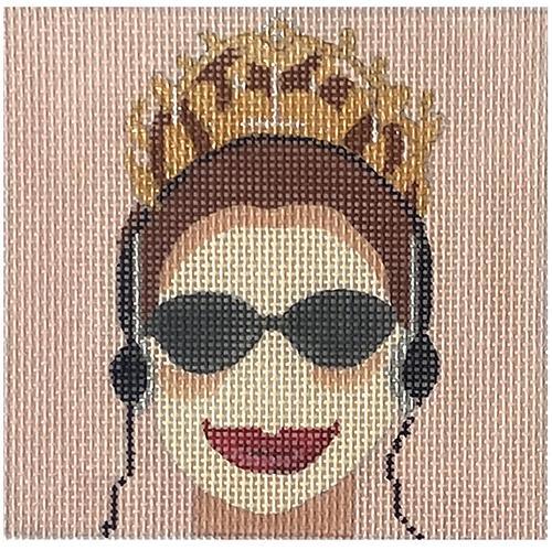 Movie Coaster   The Princess Diaries Painted Canvas Melissa Prince Designs  - 1