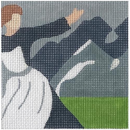 Movie Coaster   The Sound of Music Painted Canvas Melissa Prince Designs 
