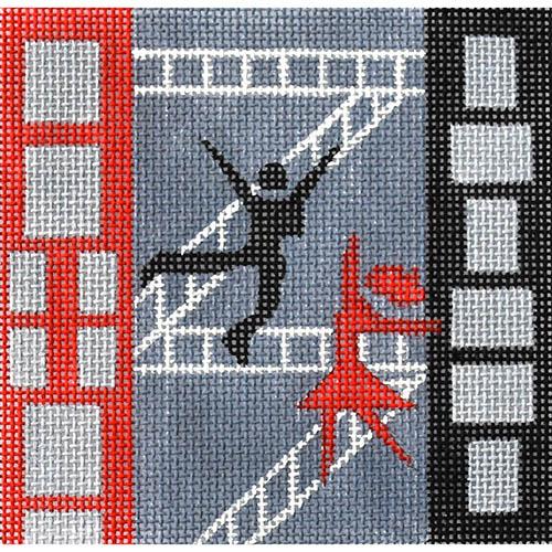 Movie Coaster   West Side Story Coaster Painted Canvas Melissa Prince Designs  - 1