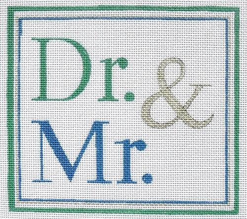 Mr. and Dr. Painted Canvas Raymond Crawford Designs 