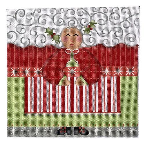 Mrs. Claus Roll Up Medium Painted Canvas Danji Designs 