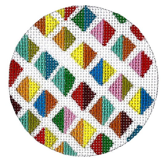 Multicolor Diamonds Painted Canvas Colors of Praise 