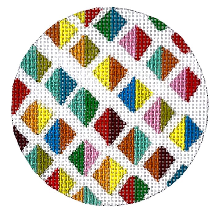 Multicolor Diamonds Painted Canvas Colors of Praise  - 1