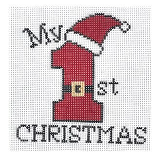 My First Christmas #1 Painted Canvas KCN Designers 
