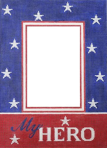 My Hero Frame Red/Blue (Vertical) Painted Canvas Pepperberry Designs 