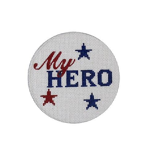 My Hero Ornament Painted Canvas Pepperberry Designs  - 1