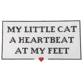My Little Cat Painted Canvas Alice & Blue 
