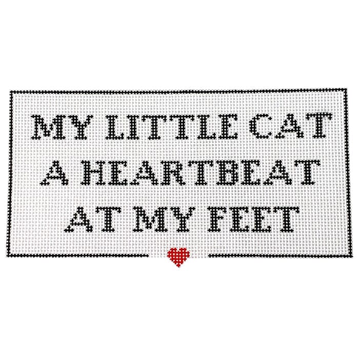 My Little Cat Painted Canvas Alice & Blue 
